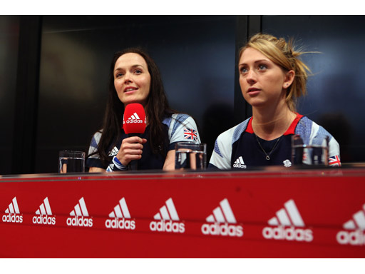 Image : Victoria Pendleton and Laura Trott