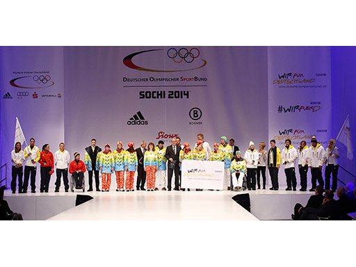 Präsentation Sotschi Ausrüstung Deutsche Olympiamannschaft Präsentation Sotschi Ausrüstung Deutsche Olympiamannschaft