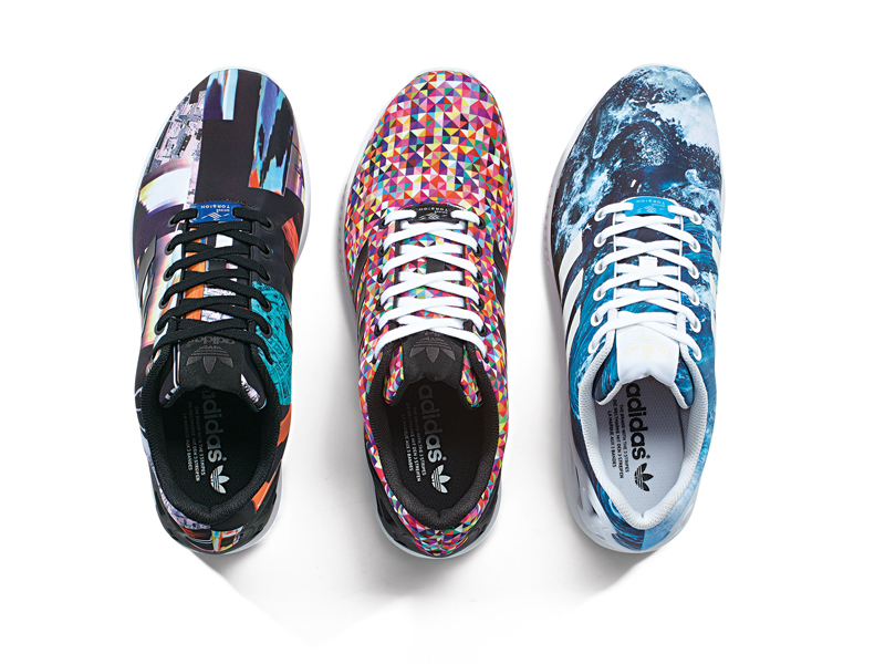 adidas zx flux print