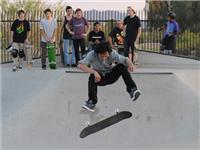 adidas Pro Skateboarders roll into local Phoenix Skate Park alongside kids and capture game faces