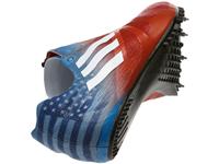 Tyson Gay Wears Personalized Patriotic adizero Prime SP During 100m Races