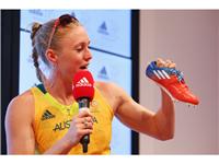 World Champion Sally Pearson joins adidas at the London 2012 Media Lounge