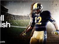 adidas Notre Dame Unrivaled Uniform EMOTION PLATE