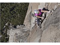Mayan Smith-Gobat leading on The Nose, El Capitan