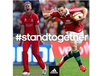 Lions and Ashes players stand together
