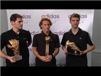 Forlán, Casillas and Müller Presented FIFA World Cup™ Awards by Franz Beckenbauer