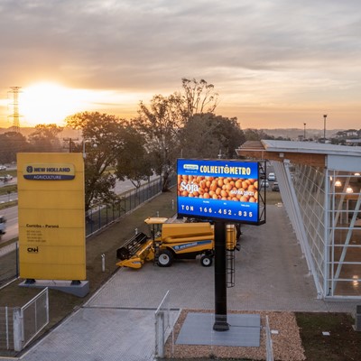 New Holland lança Colheitômetro que mostra em tempo real a