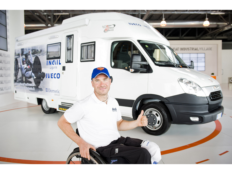 Paralympic Athlete Vittorio Podestà Heads to 2012 London Paralympics Games with Iveco Camper Paralympic Athlete Vittorio Podestà Heads to 2012 London Paralympics Games with Iveco Camper