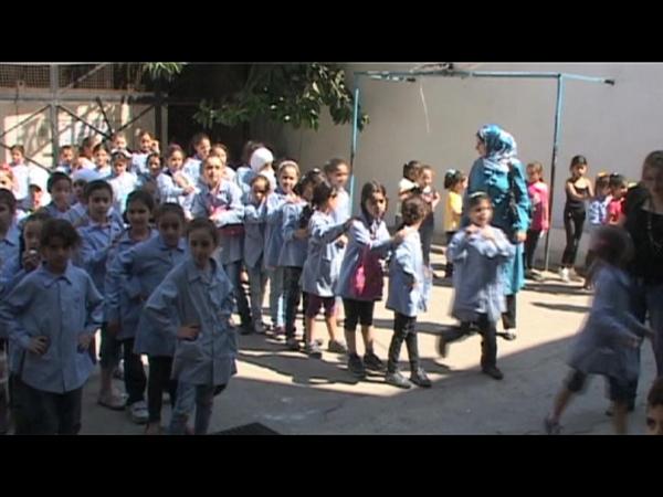 UNICEF reports on how Palestinian children fleeing conflict in the Syrian Arab Republic face new challenges at a refugee UNICEF reports on how Palestinian children fleeing conflict in the Syrian Arab Republic face new challenges at a refugee