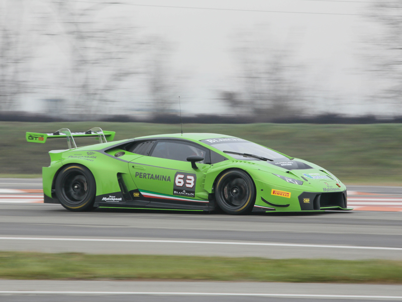 The Lamborghini Huracán GT3 debuts in the Blancpain Endurance Series test in Paul Ricard The Lamborghini Huracán GT3 debuts in the Blancpain Endurance Series test in Paul Ricard