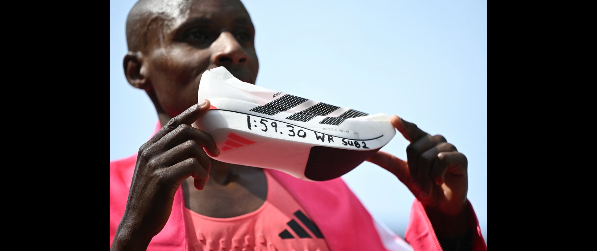 Two adidas athletes Sabastian Sawe and Yomif Kejelcha break the Sub 2 Hour Marathon Barrier in the revolutionary Adizero Adios Pro Evo 3 as Sabastian and Tigist Assefa Shatter world records in London