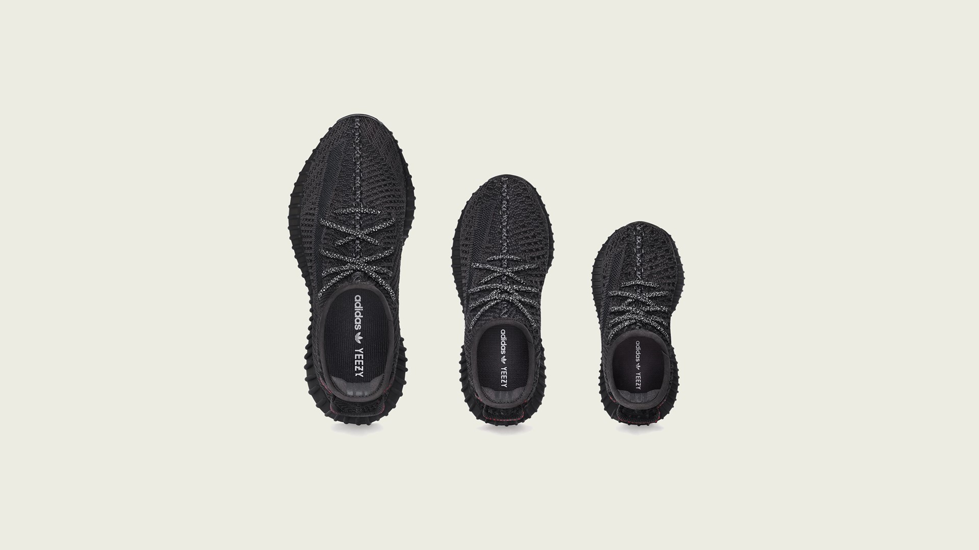 each four times Do not adidas + KANYE WEST announce the YEEZY BOOST 350 V2 Black