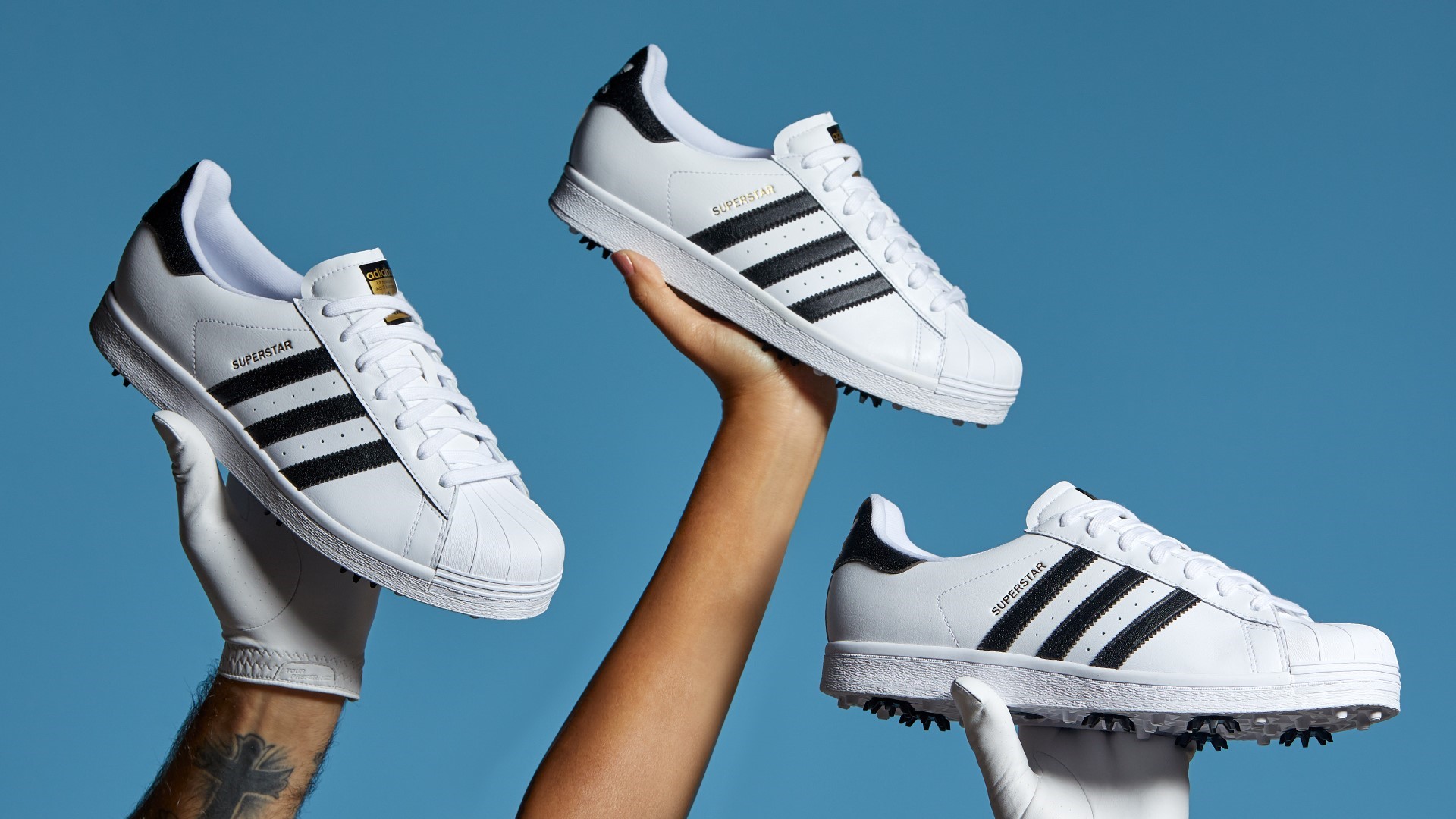 Limited Superstar Iconic 3-Stripes Footwear to the Course