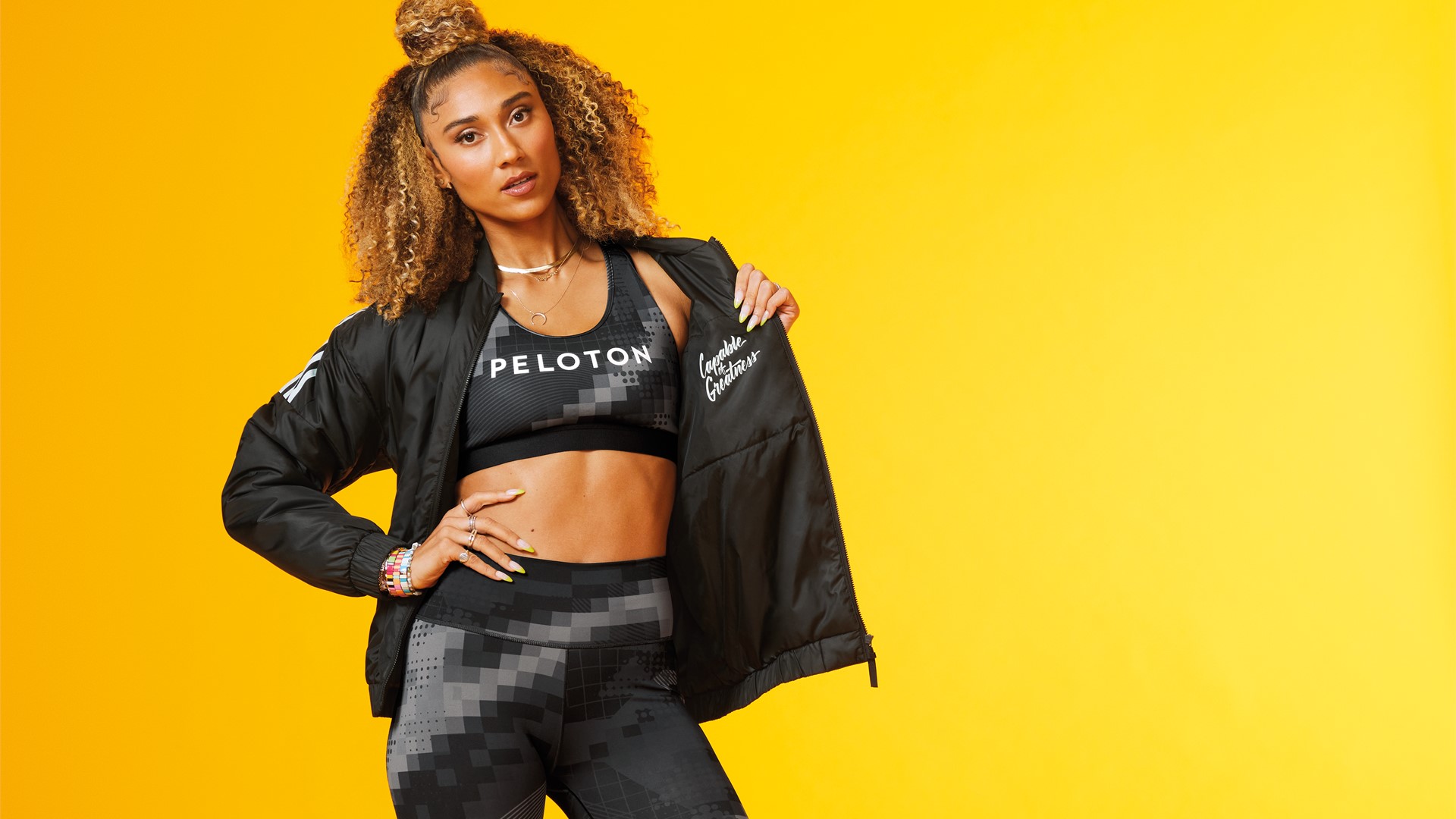 UNITING WITH PELOTON FOR A THIRD TIME WITH AN APPAREL CAPSULE THAT  CELEBRATES THE DIGITAL FITNESS COMMUNITY