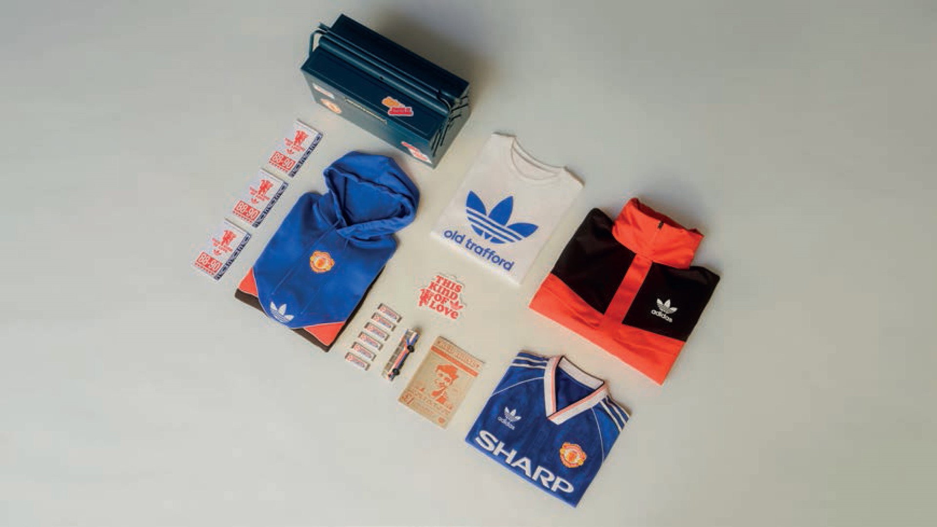 Men's adidas Originals Blue Manchester United 1988-90 Third Jersey