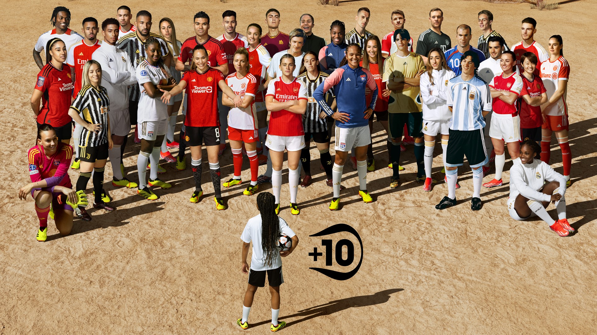 adidas Showcases Potential for Girls when Staying in Sport by Recreating Iconic 2006 Jose 10 Campaign Image with