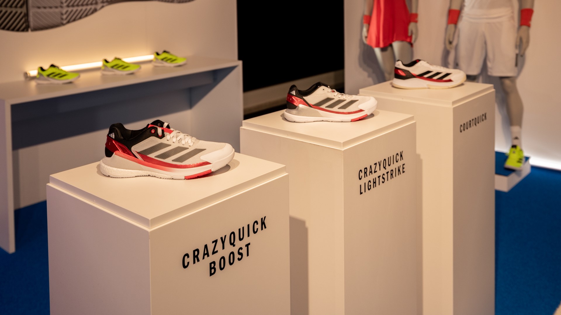 adidas reveals the CRAZYQUICK Padel Franchise Its first ever Padel Footwear collection