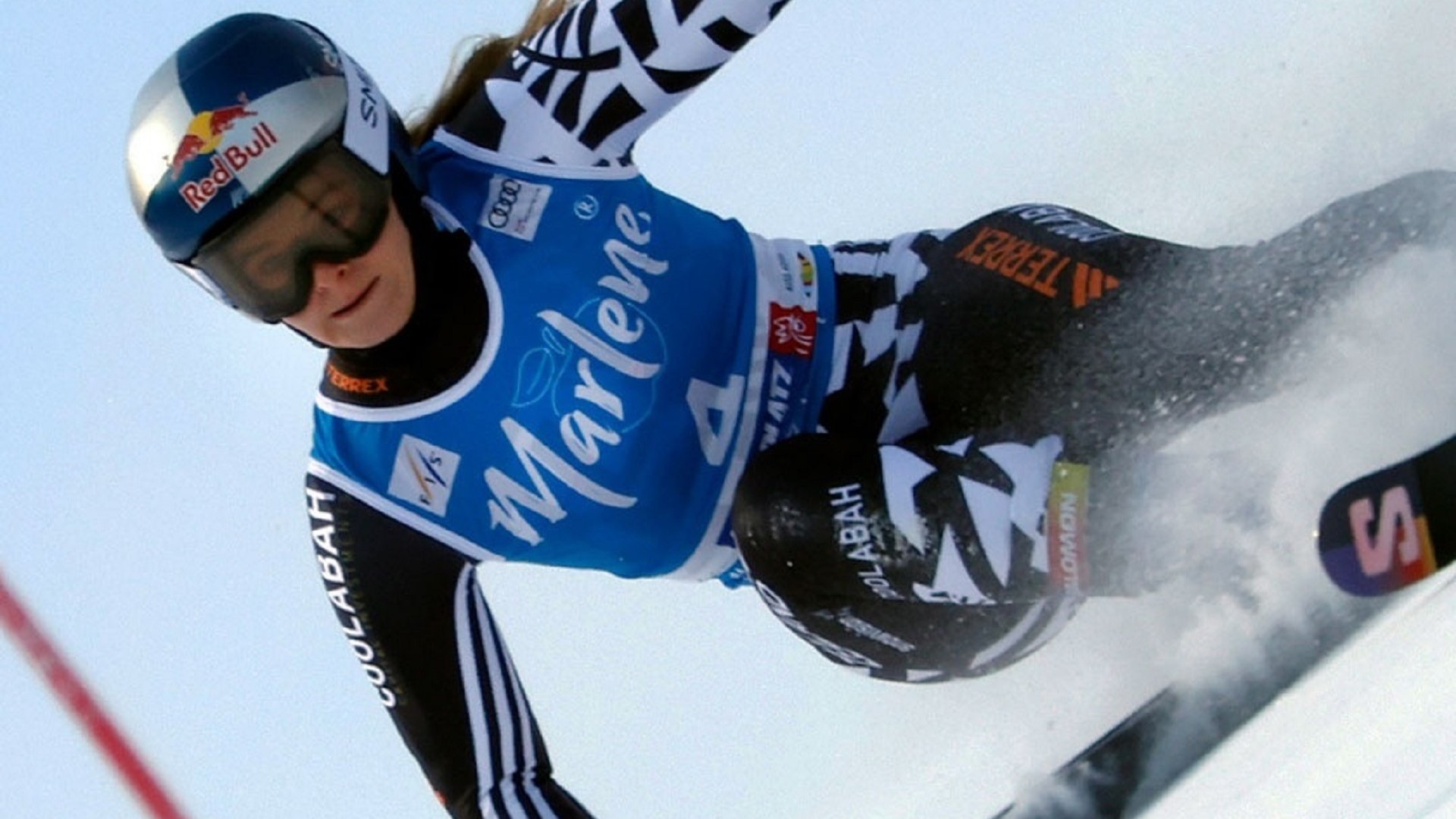 adidas skier Alice Robinson is back on top after winning the Giant Slalom World Cup in Kronplatz