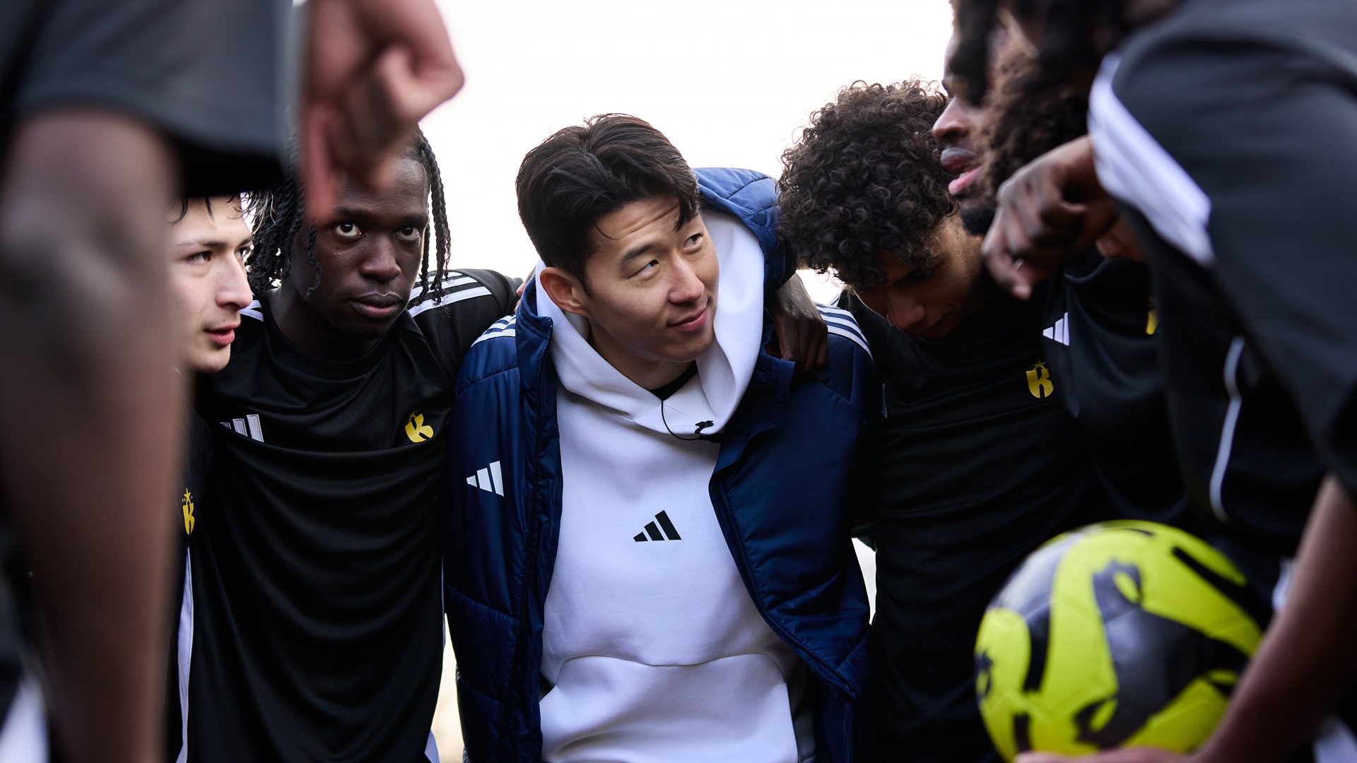 adidas icon son heung min surprises london youth football organisation to help players believe you got this 8