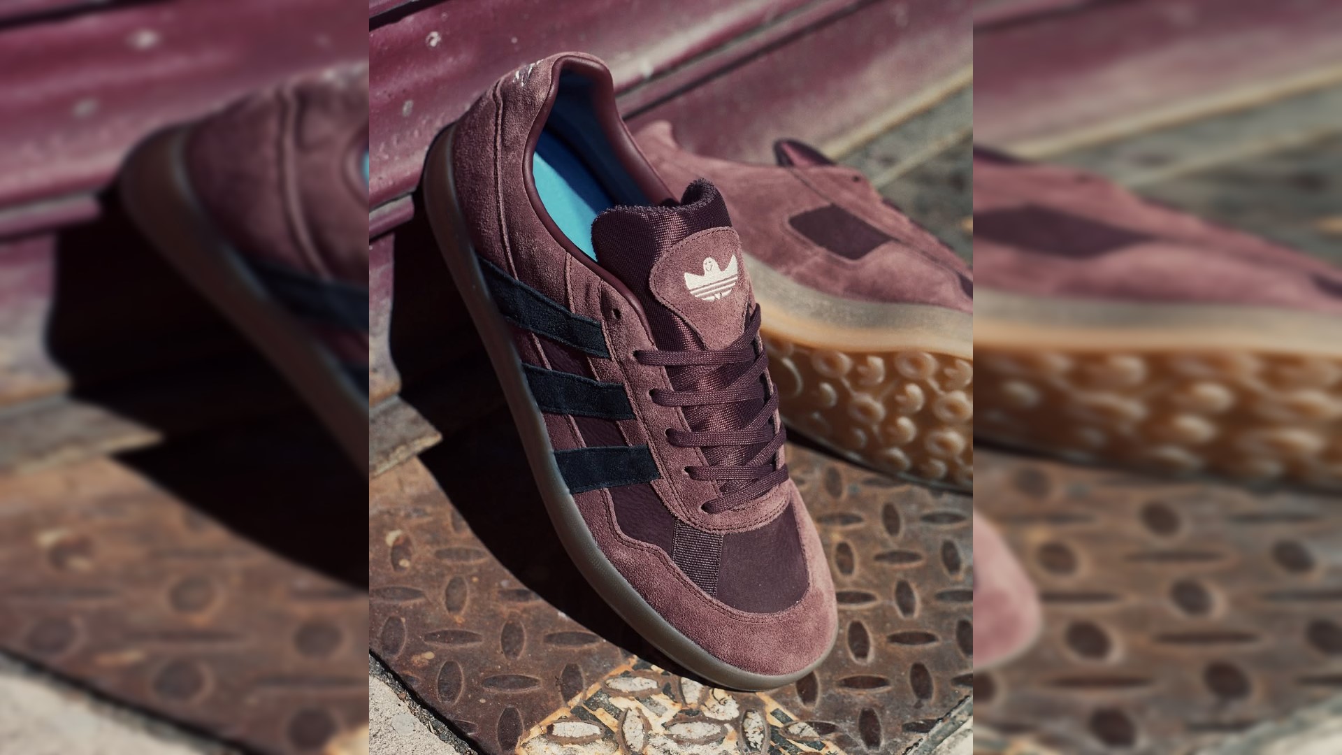 The Aloha Super skateboarding shoe by Mark Gonzales is inspired by the adidas fencing shoe that he once wore