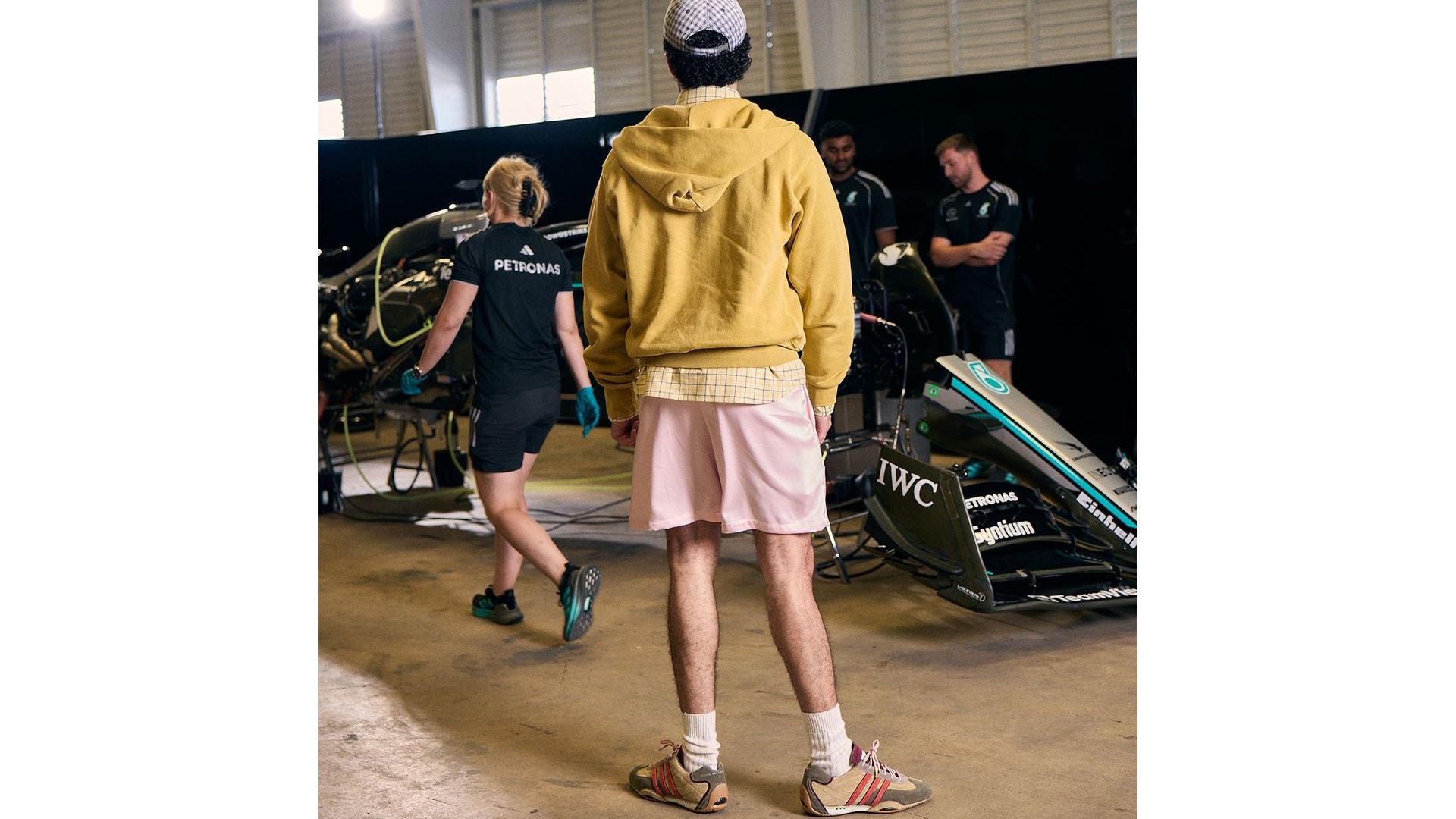 Live from Puerto Rico adidas Originals unites Bad Bunny and Mercedes AMG PETRONAS revealing his upcoming adidas Adirac