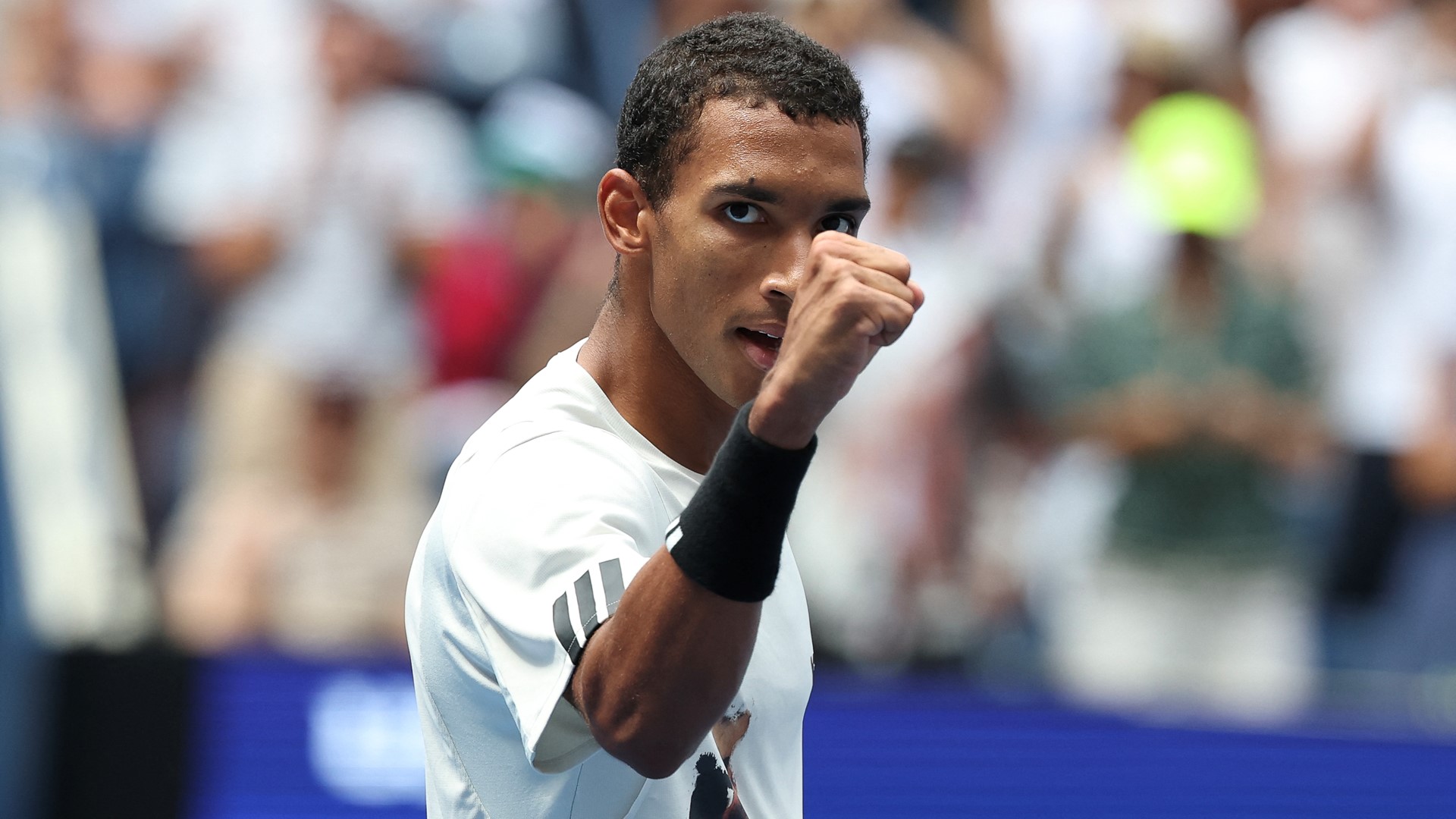 F lix Auger Aliassime advances to the later stages at the US Open looking sharp in the latest Y 3 adidas tennis outfits