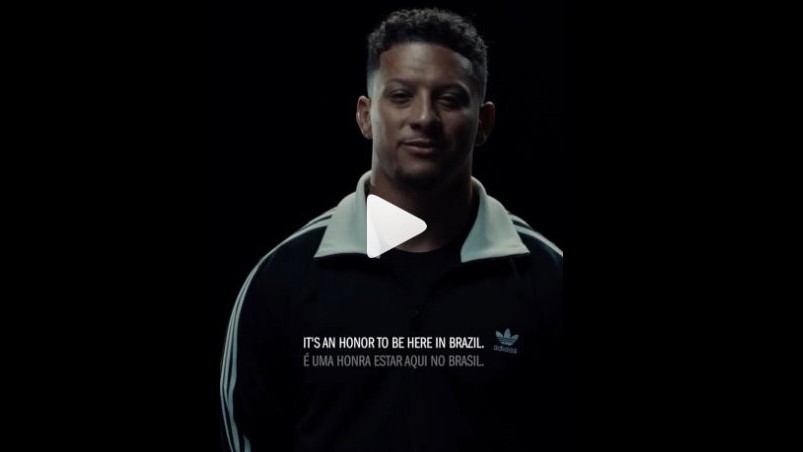 Patrick Mahomes announces the Kansas City Chiefs NFL regular season opener against the Los Angeles Chargers in Brazil