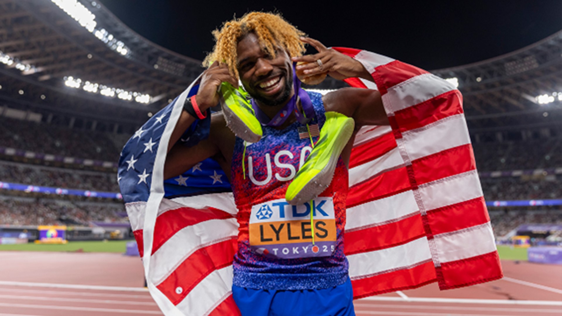 Medal tally at the World Athletics Championships in Tokyo reached 26 for adidas athletes including Noah Lyles