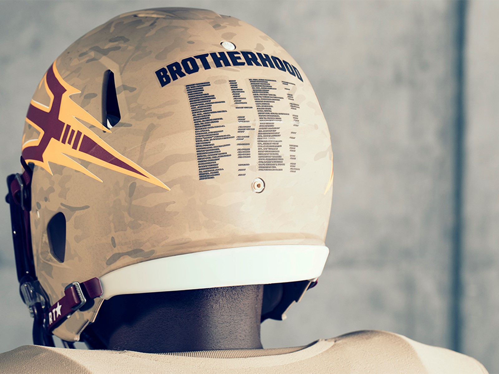 ASU x adidasFballUS Brotherhood Helmet 2