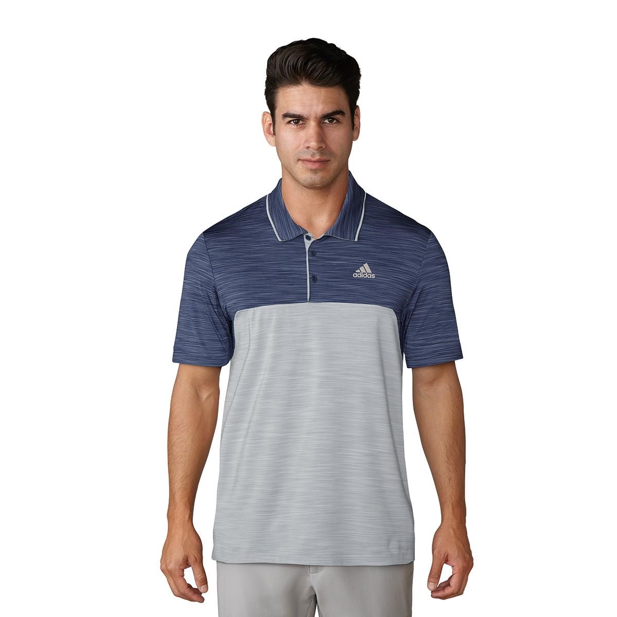 UP Heather blocked polo noble indigo grey