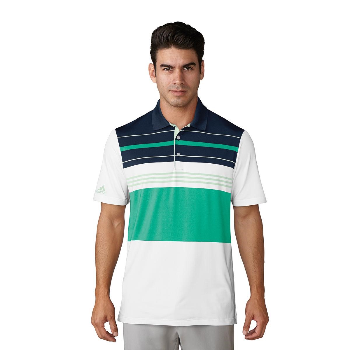 UP Engineered blocked Polo white aero green