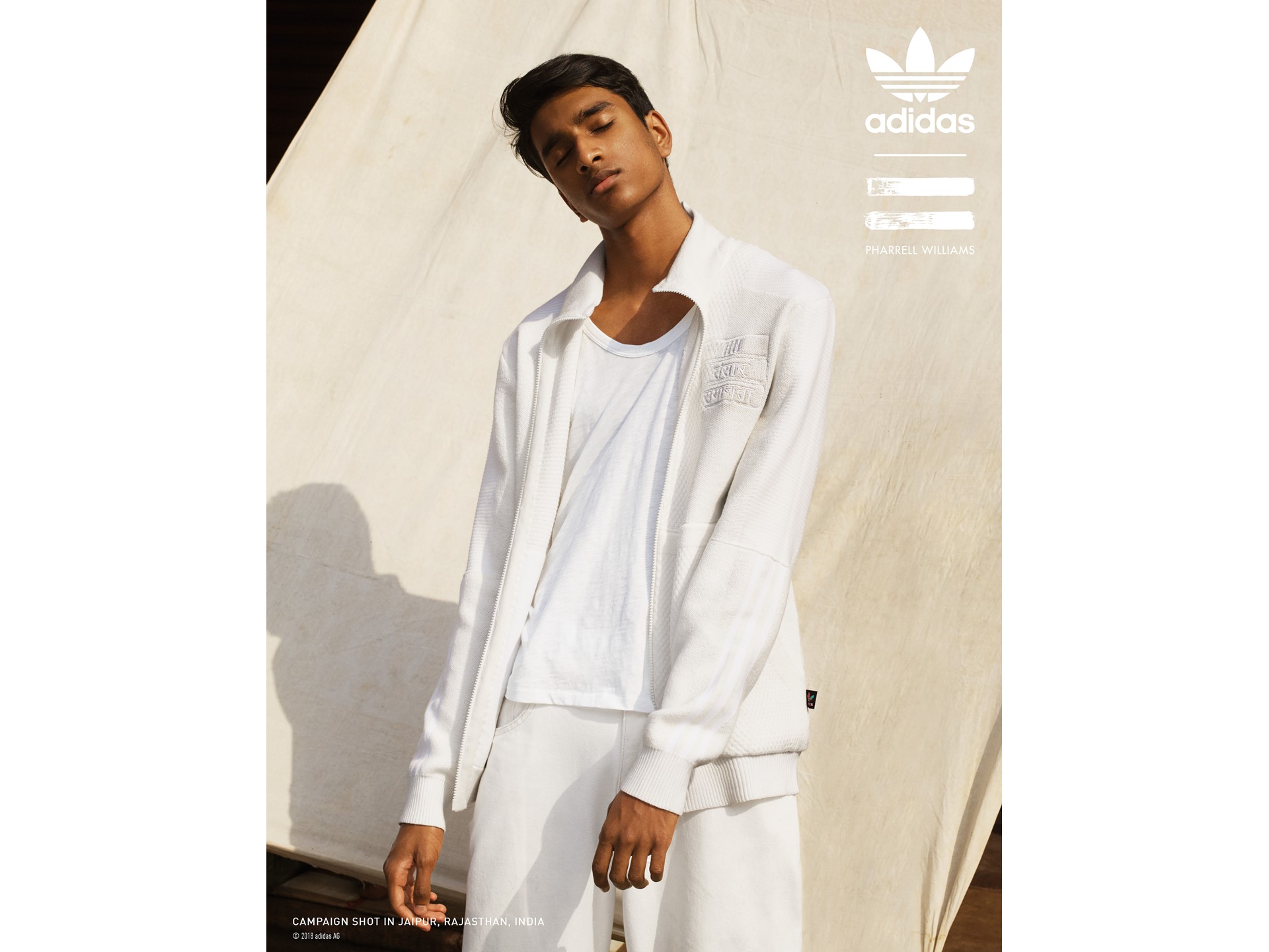 adidas Originals PHARRELL WILLIAMS Hu Holi Blank Canvas PR Vertical Look 2 Opt 1