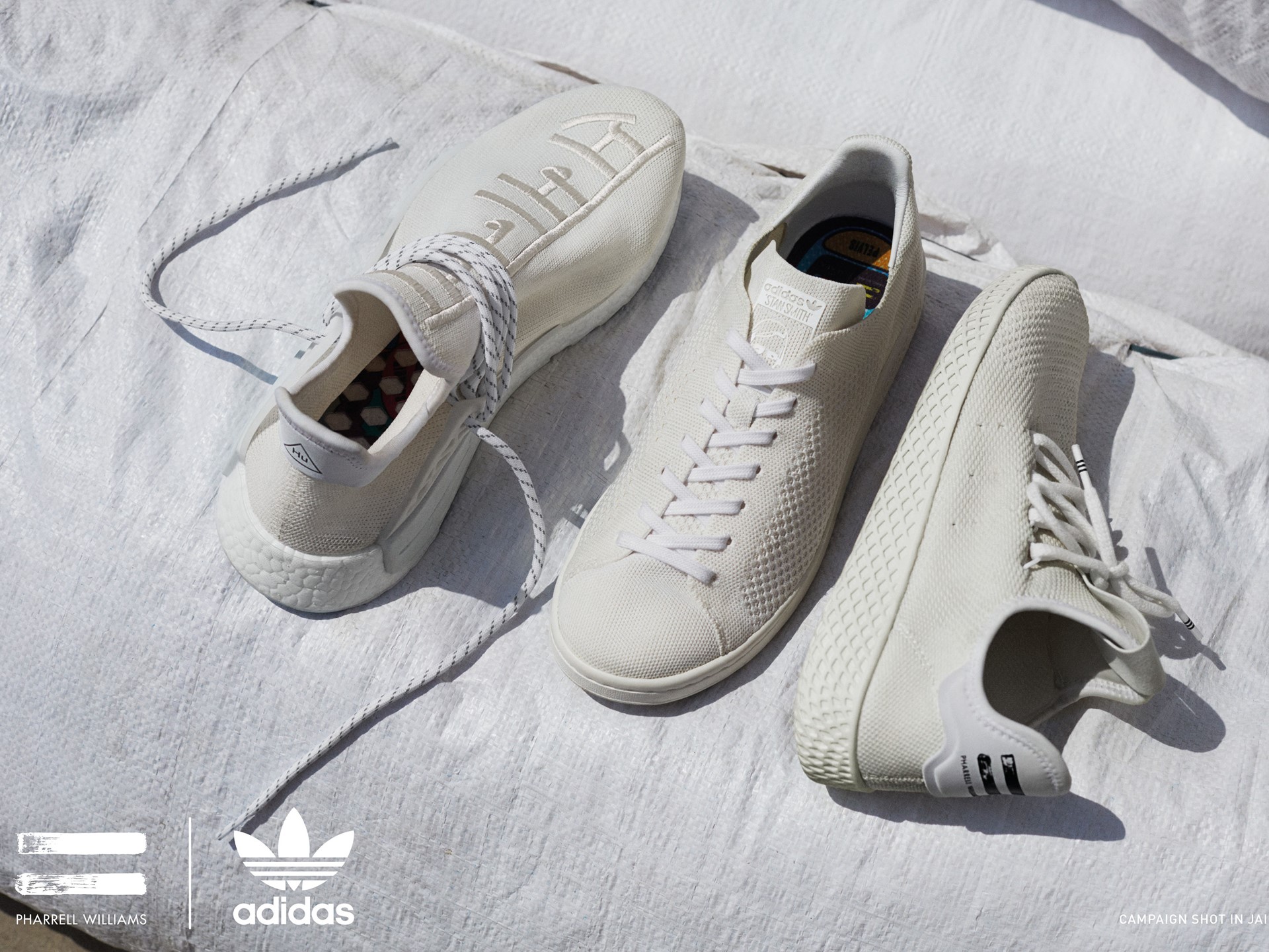 adidas Originals PHARRELL WILLIAMS Hu Holi Blank Canvas PR Horizontal Group