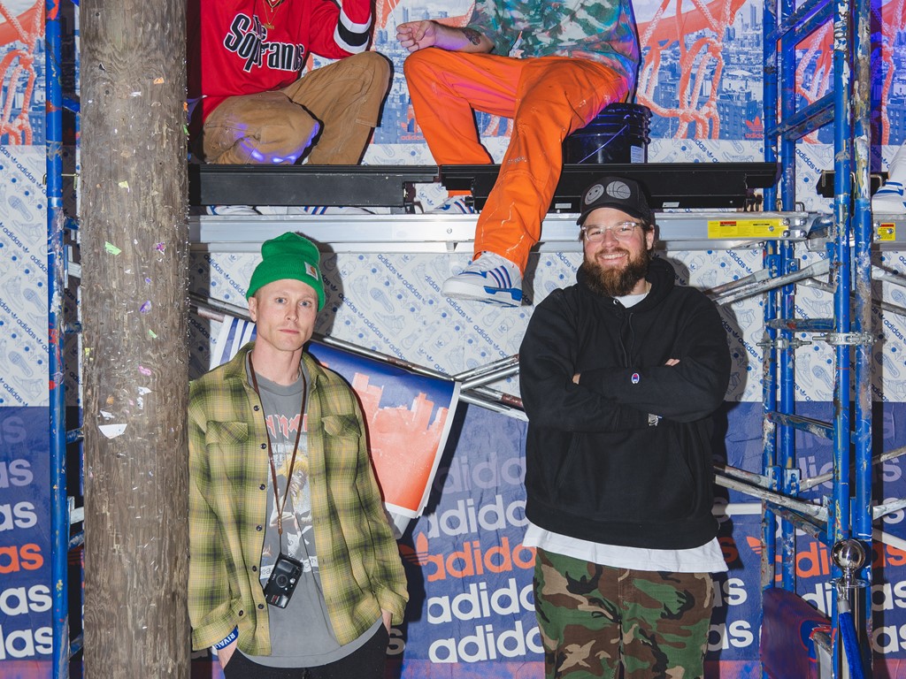 (T - B, L- R) TYRELL WINSTON, ERIC EMANUEL, BROCK FETCH, NY SUNSHINE