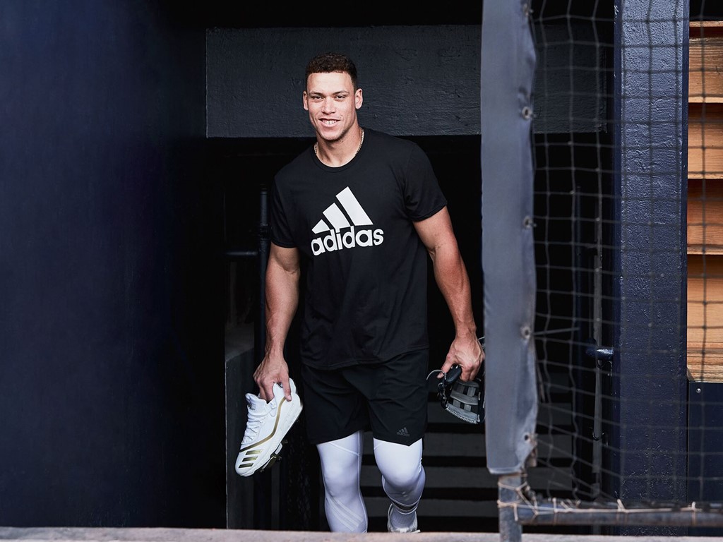 Adidas aaron judge shirt online