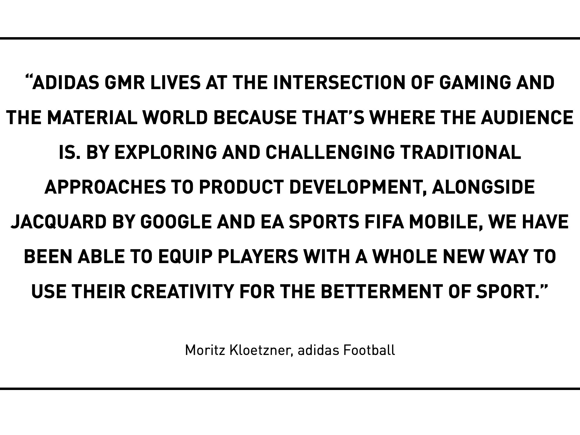 Moritz Kloetzner Quote