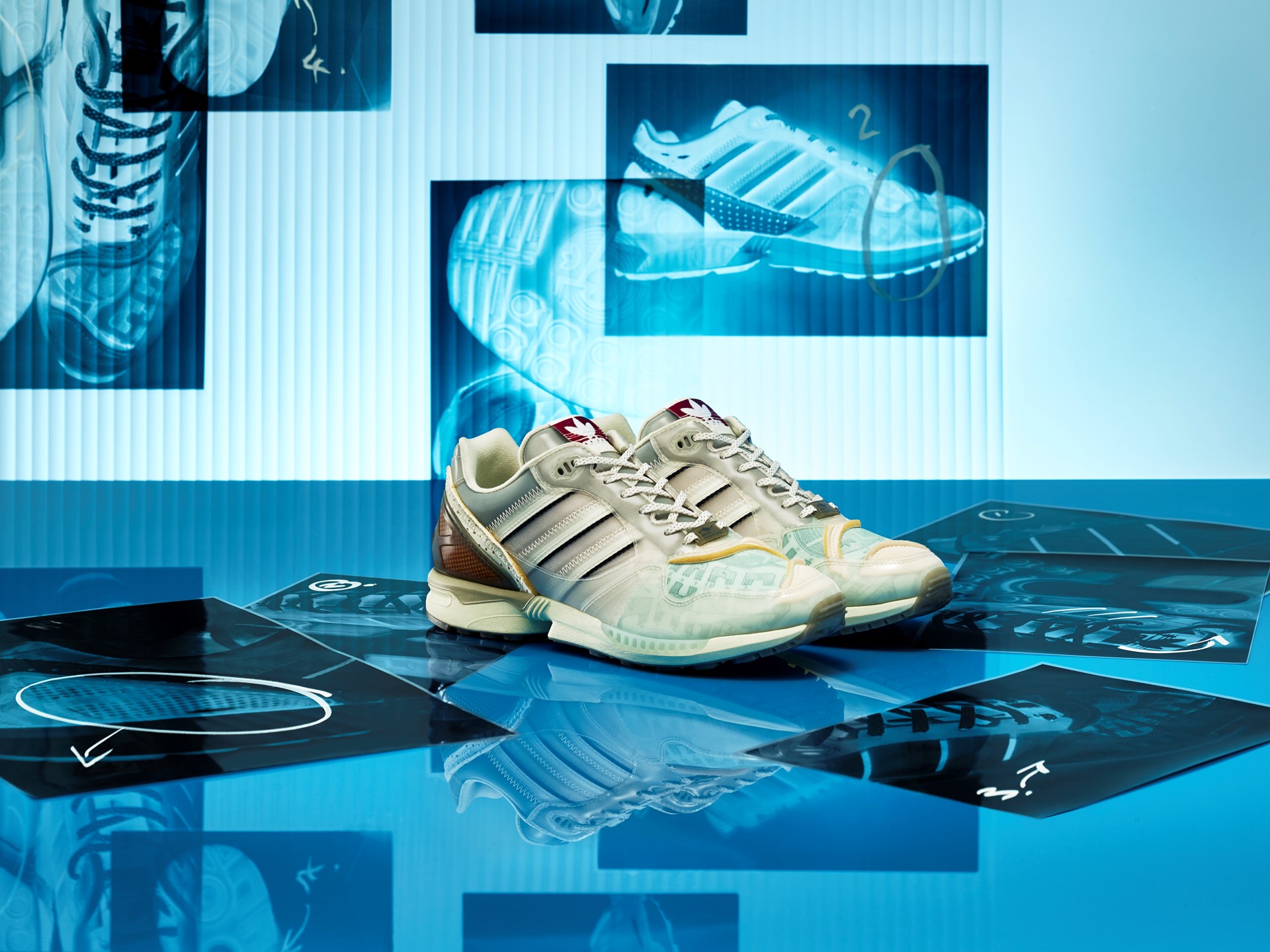 ❤️ adidas Originals Zx Wavian Shoes Wmn - white (ftwwht/truora/prptnt)