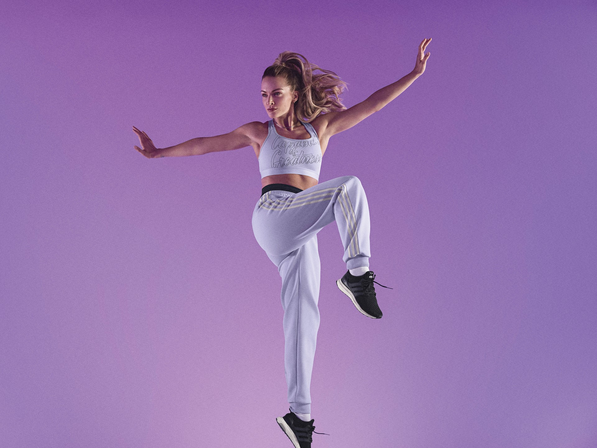 adidas x Peloton Capable of Greatness collection - Leanne Hainsby, Peloton Instructor