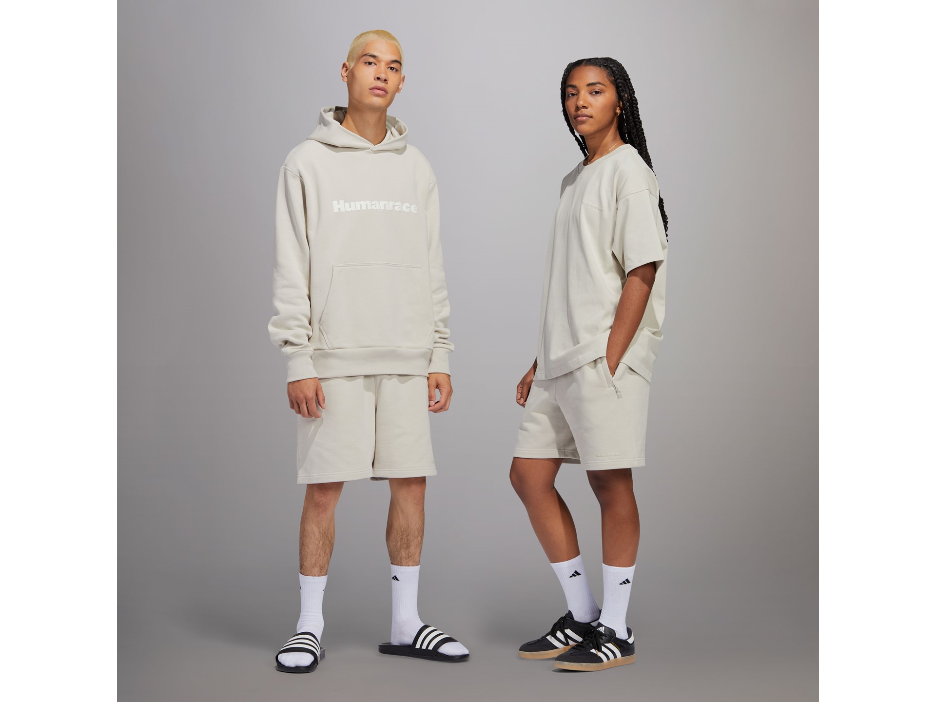 adidas Youth X Pharrell Williams Tbiitd Tee & Short Set Shorts