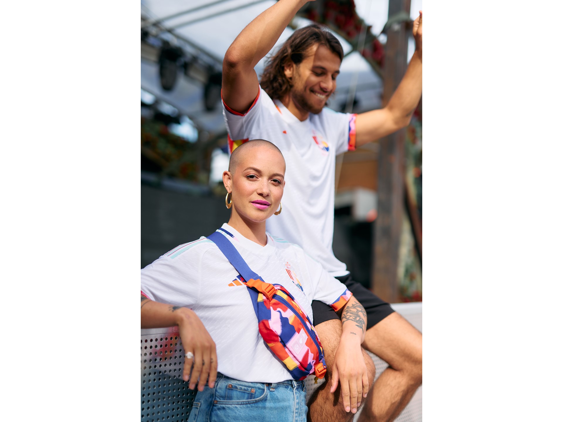 RBFA x Tomorrowland - away kit for the Belgian Red Devils