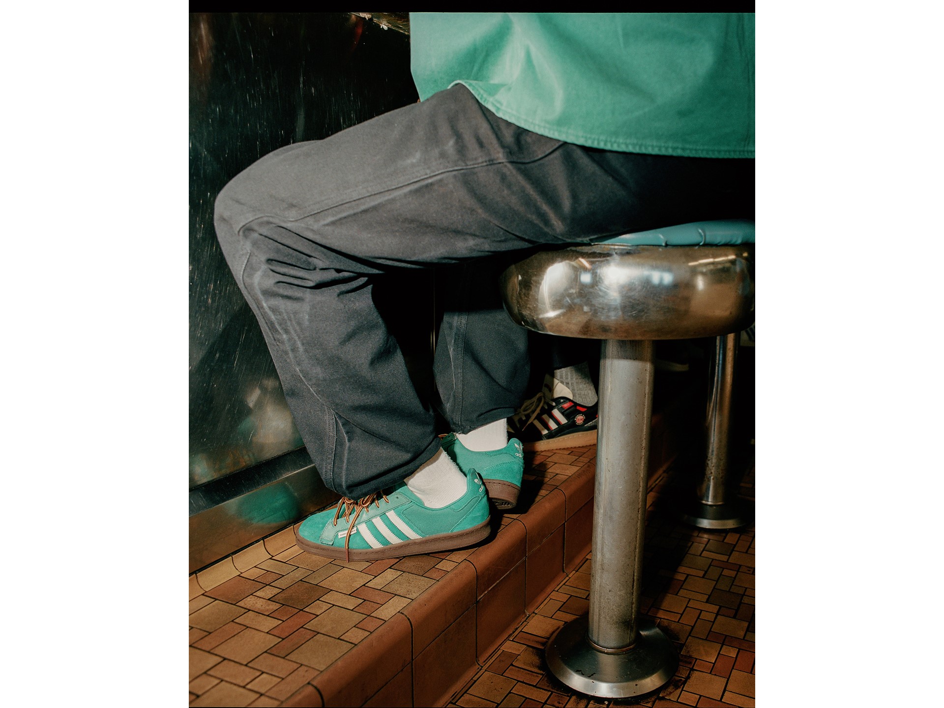 adidas gazelle silver green womens adidas Darryl Brown x adidas Campus 80 GX1656 main image 0