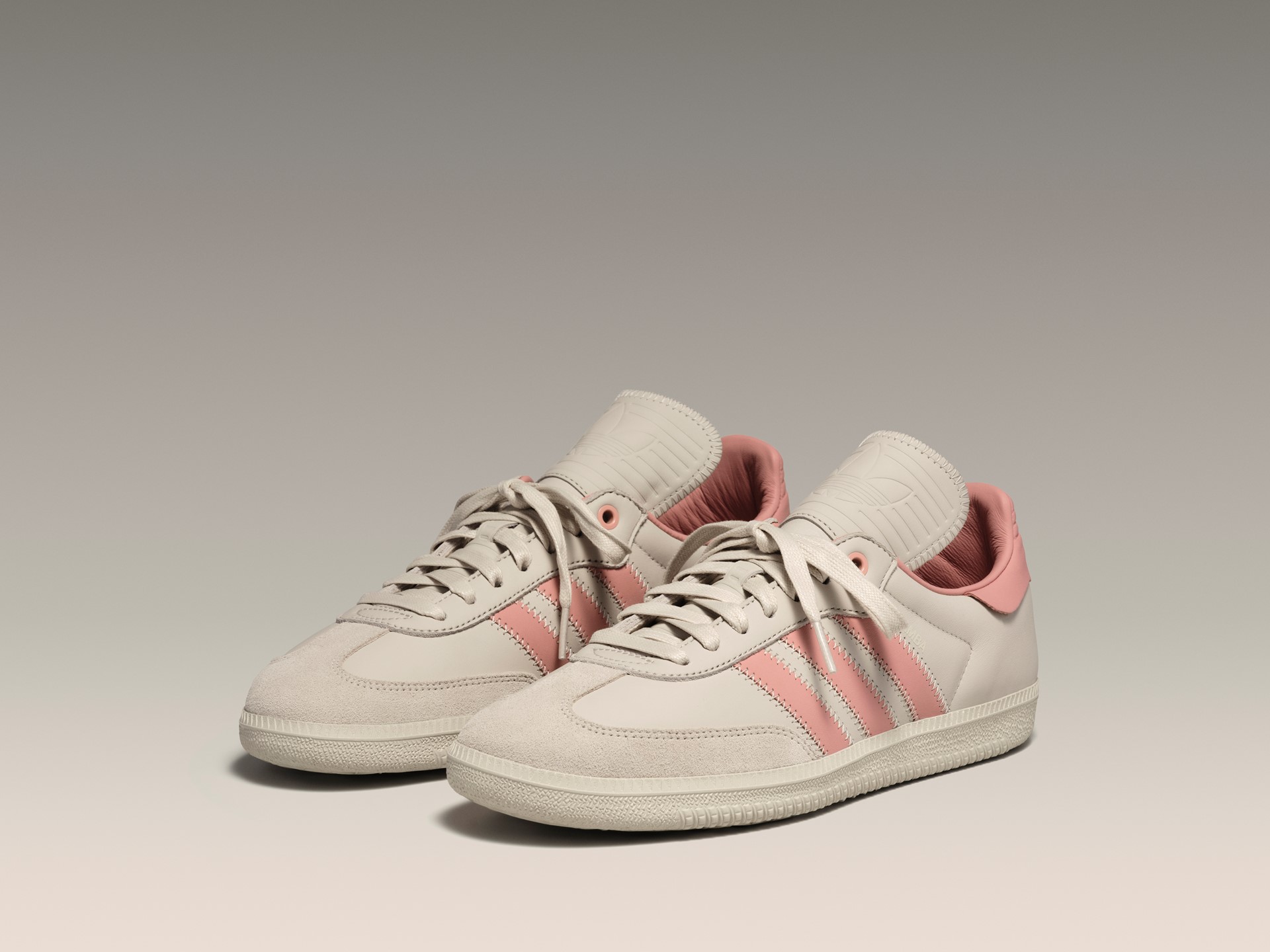 adidas x Humanrace Samba by Pharrell White Pink