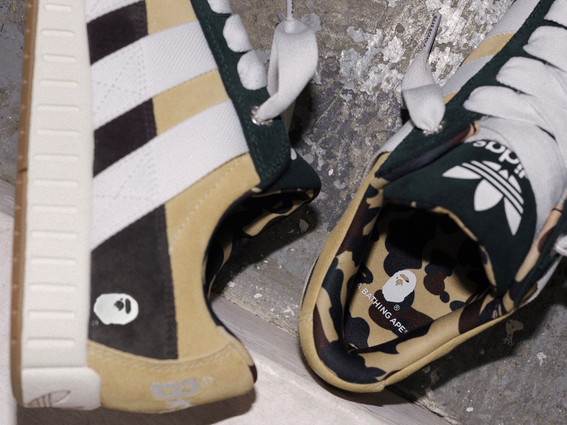 adidas and BAPE Launch New Collaborative Silhouette adidas N x BAPE Sneaker