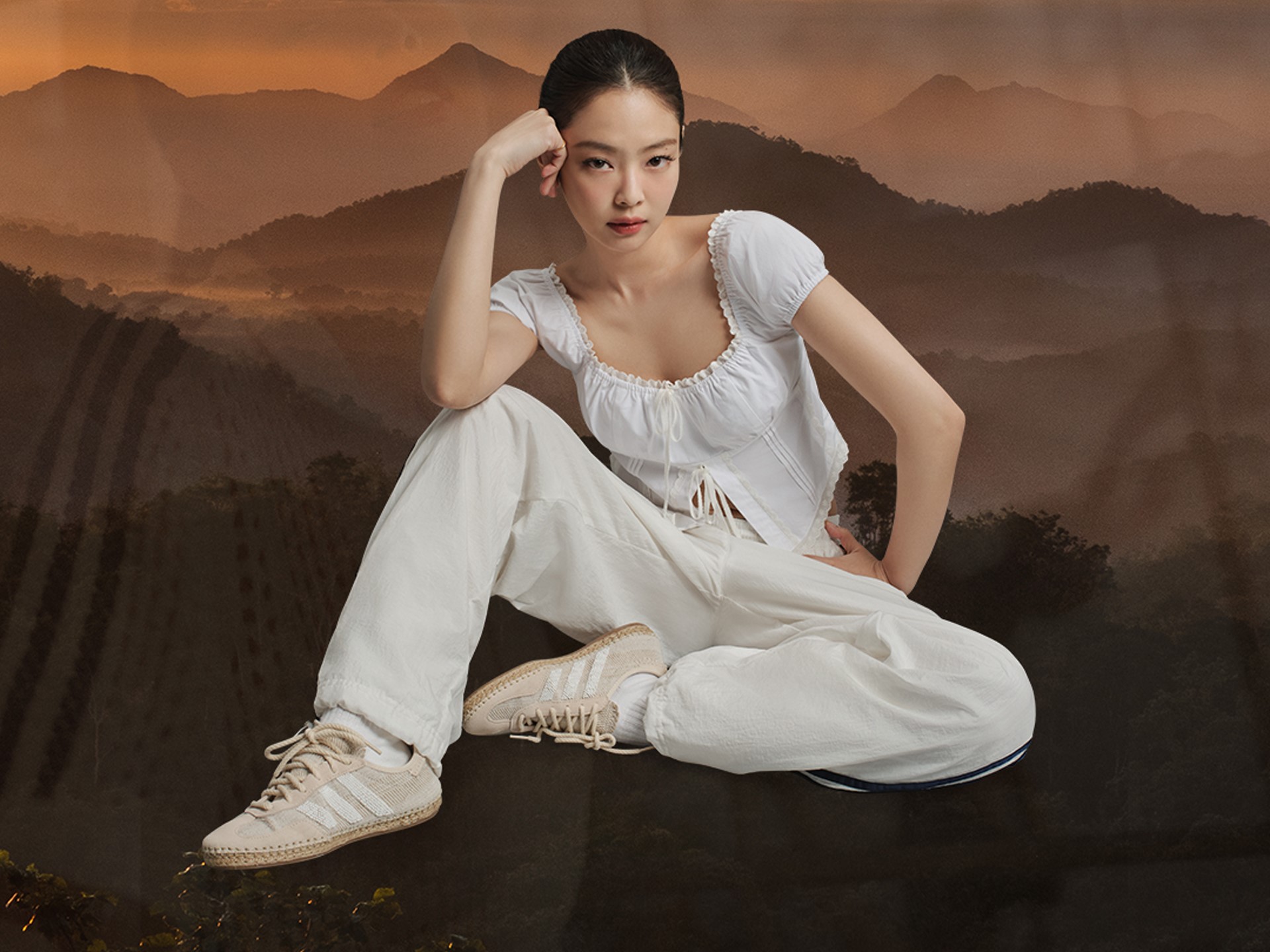 JENNIE adidas CLOT Gazelle by Edison Chen