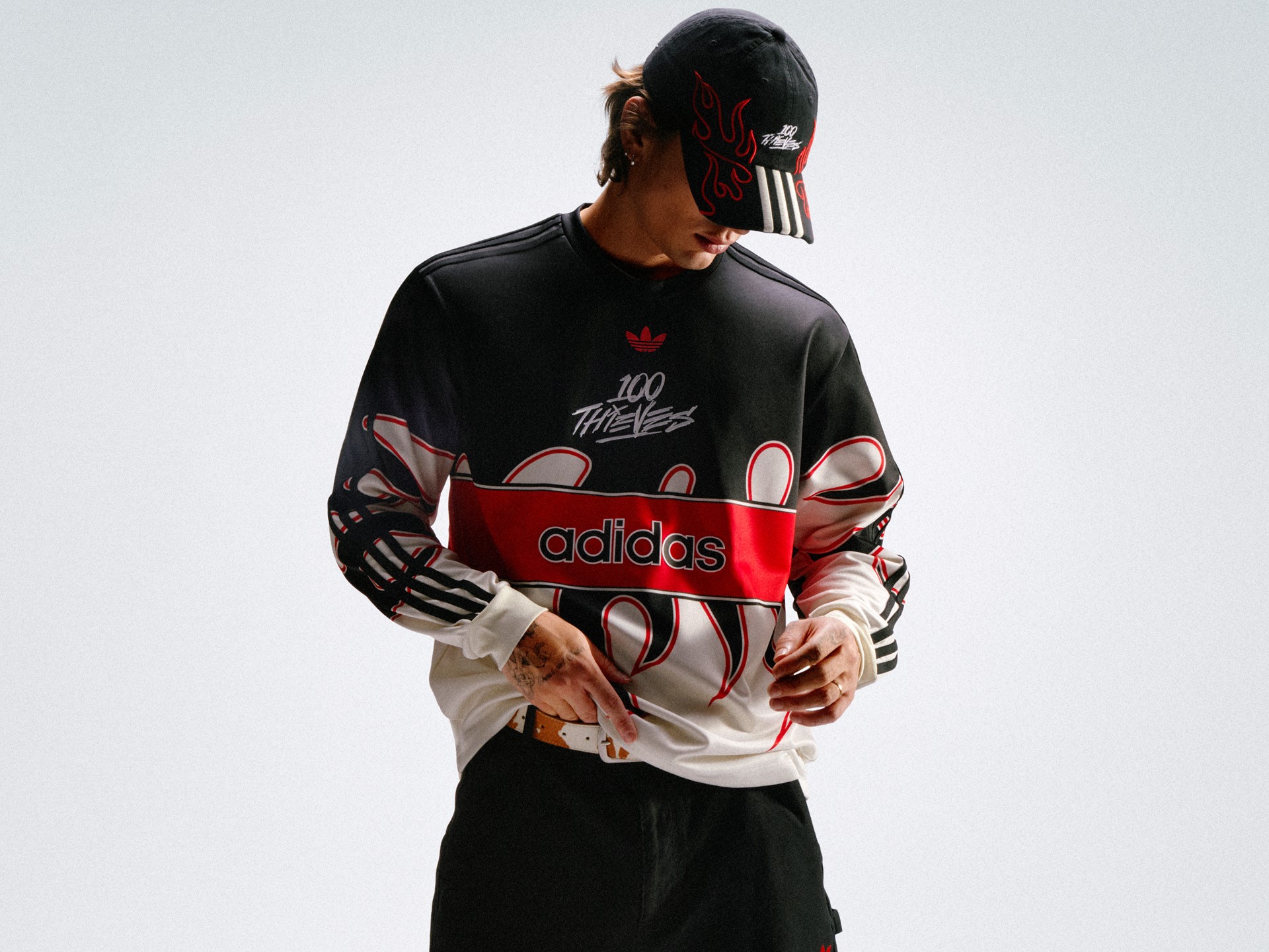 【ADIDAS ORIGINALS】◆100 Thieves Tシャツ◆正規品◆ adidas Originals x 100 Thieves Drop 2 Collection