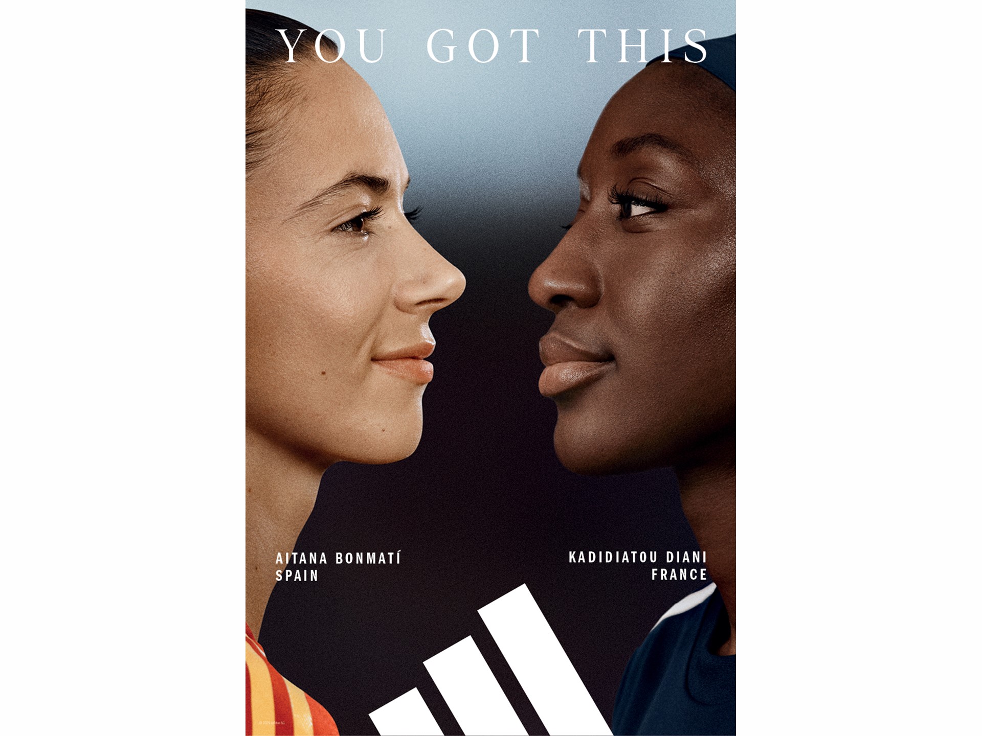 adidas and UEFA Women s EUROS Celebrate You Got This Campaign Aitana Bonmat Kadidiatou Diani