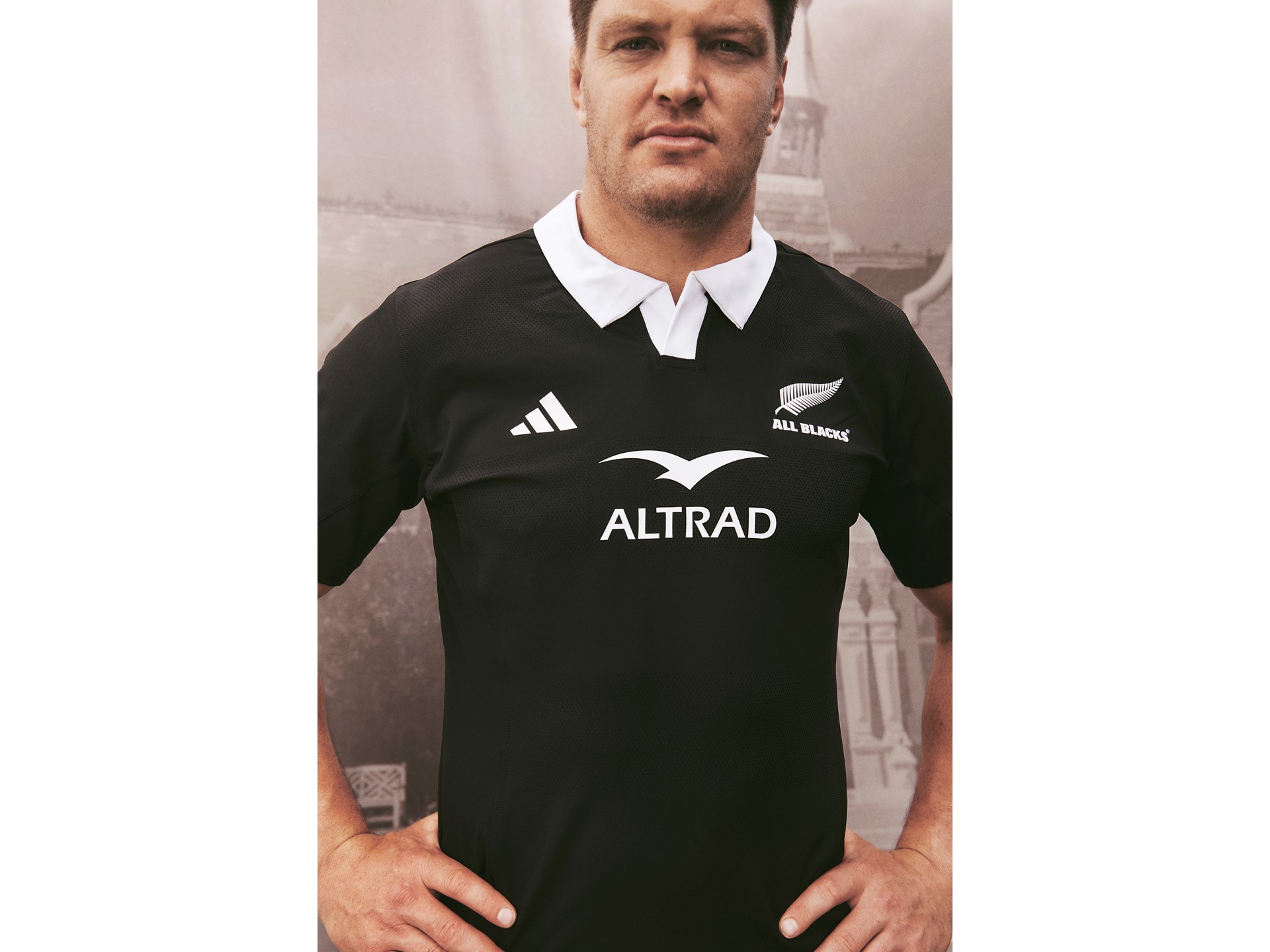 adidas Rugby All Blacks Jersey Launch 2025 - Scott Barrett