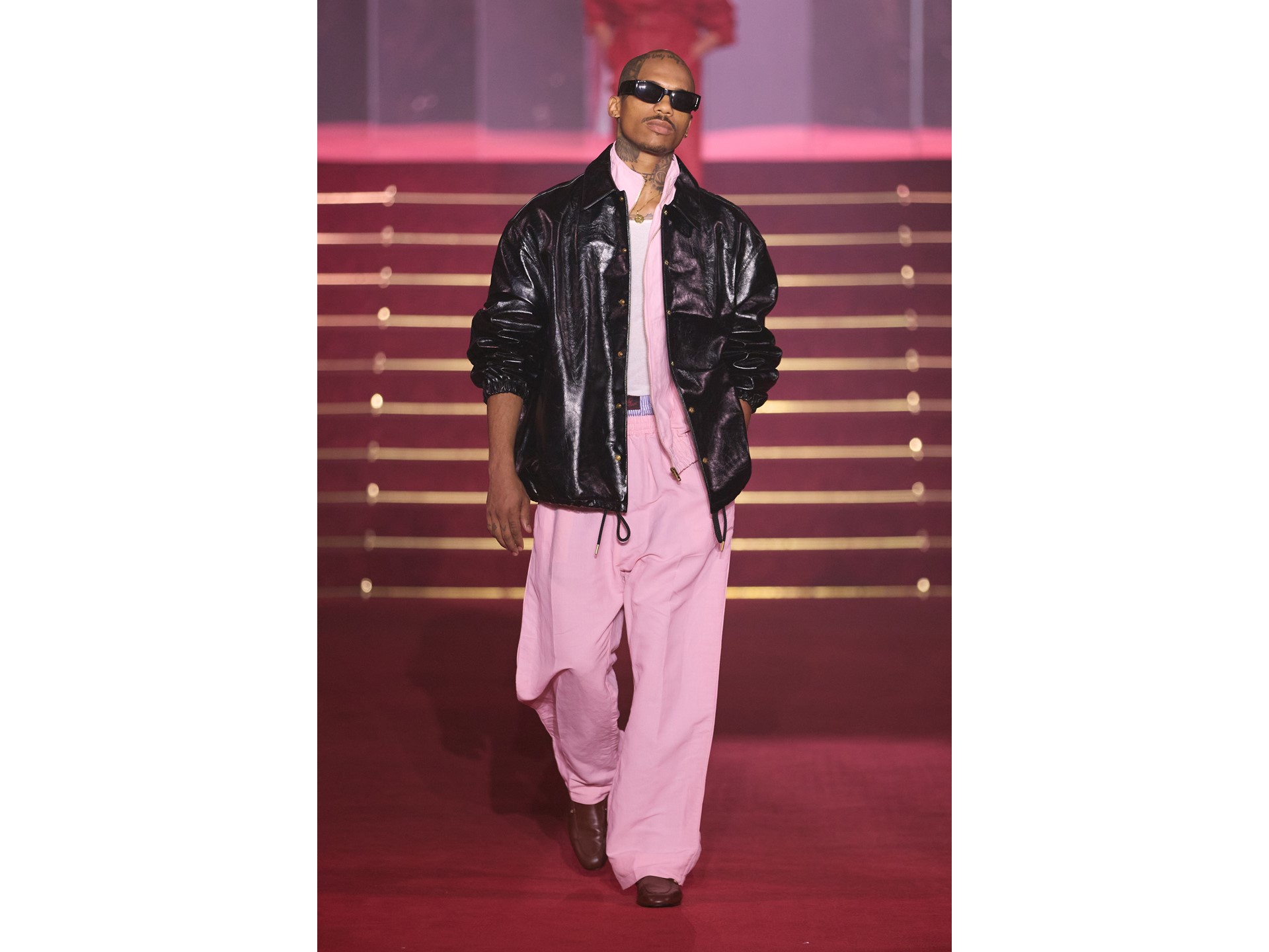 Willy Chavarria SS26 runway press look