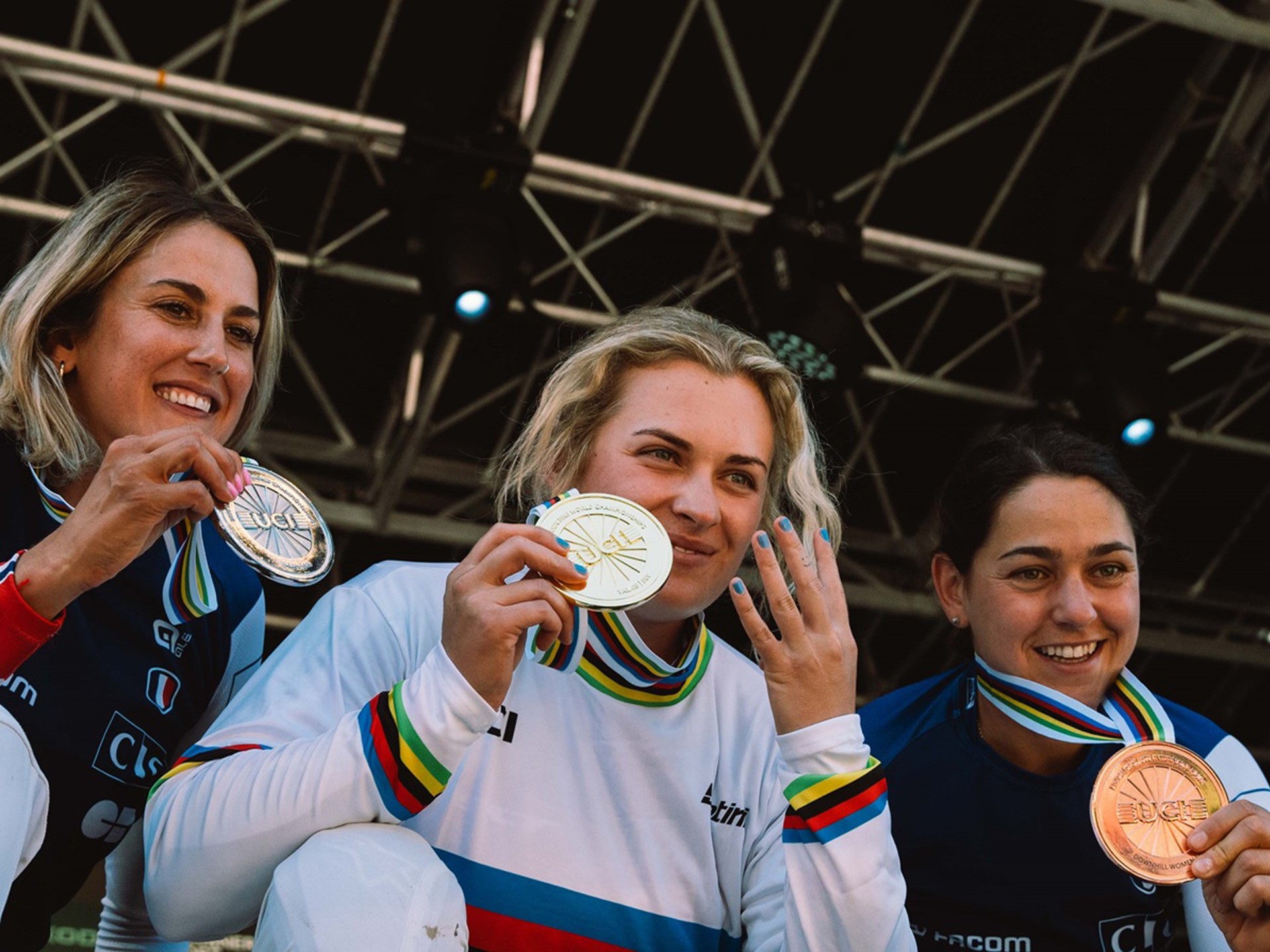 adidas Five Ten athletes dominated the UCI World Championship with downhill riders Vali H ll and Myriam Nicole claiming