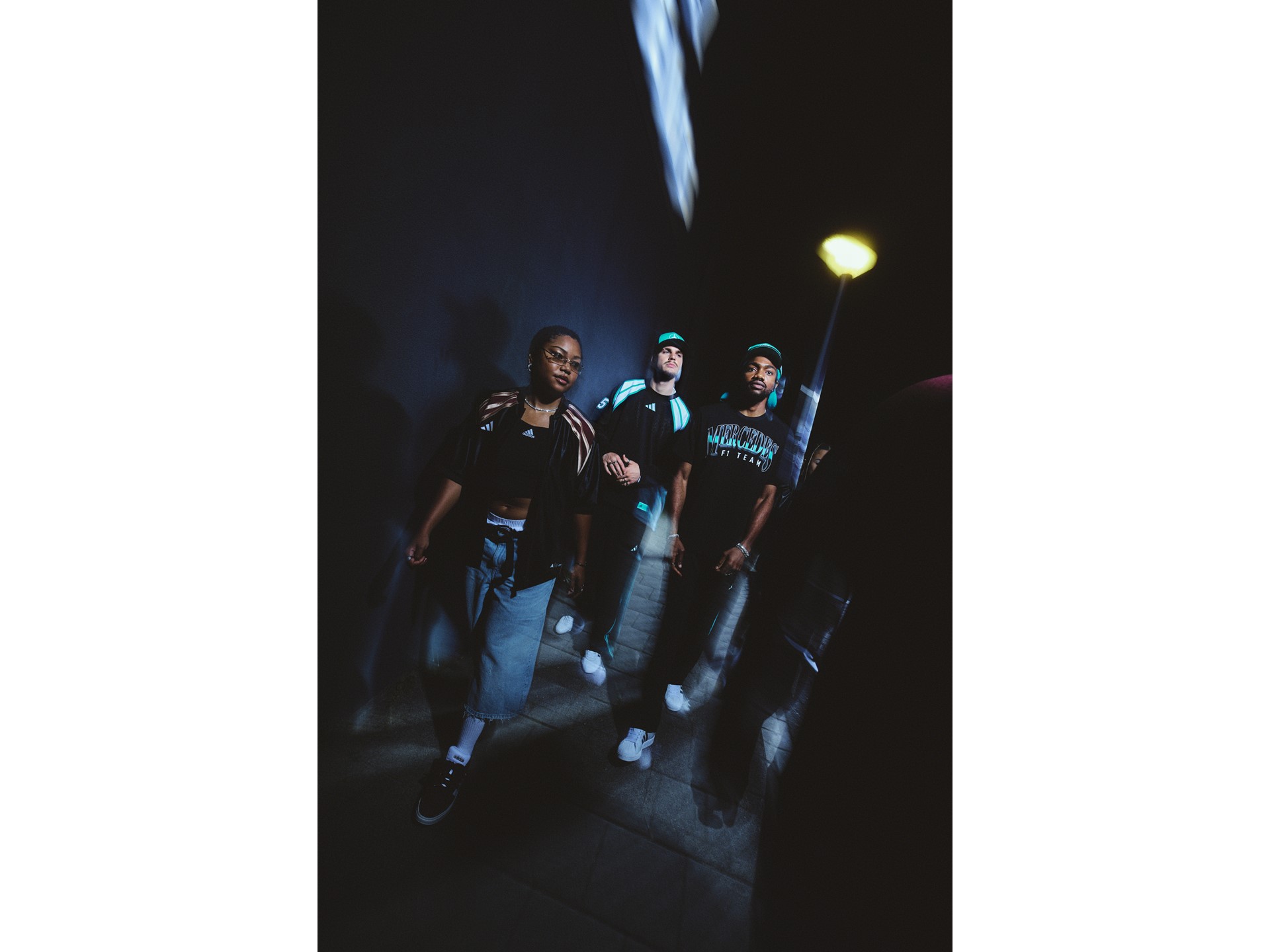 adidas x Mercedes AMG PETRONAS F1 Las Vegas Collection Group Shot